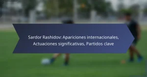 Sardor Rashidov: Apariciones internacionales, Actuaciones significativas, Partidos clave